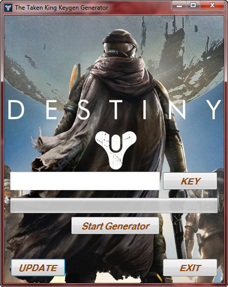 Destiny taken king code generator no download